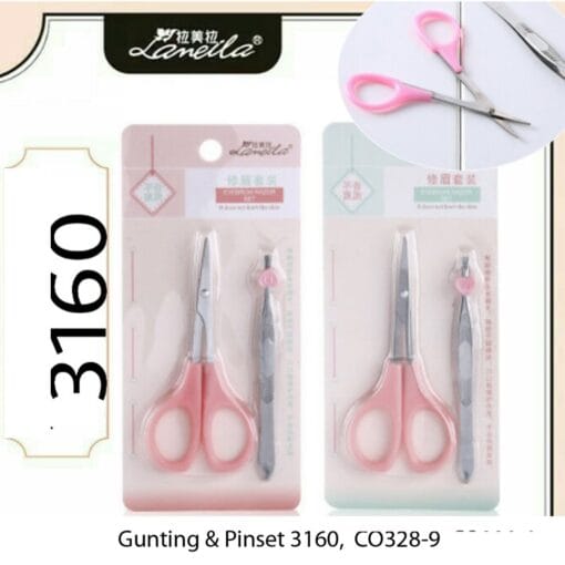 GUNTING ALIS + PINSET BULU
