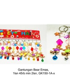 Gantungan Bear Emas