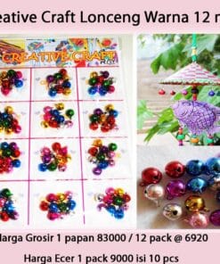 Grosir Lonceng / Klintigan / Krincingan / Bel Krincingan / Lonceng Warna 12 mm