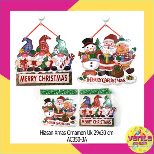 Hiasan christmas Ornamen Uk 29x30cm