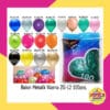 (ISI 100) BALON METALIK 1 WARNA