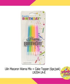 (Isi 6Pcs) Lilin Ulang Tahun Panjang
