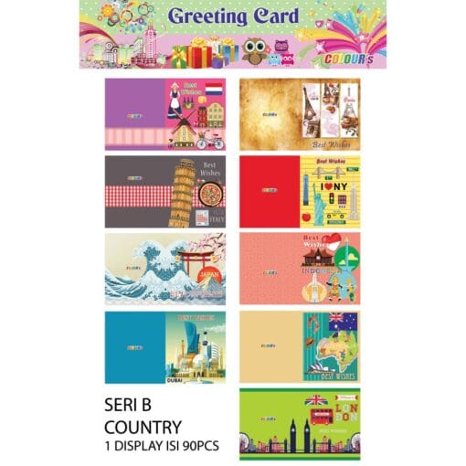 Kartu ucapan Country / Kartu ucapan terimakasih /  Kartu ucapan VINTAGE / GREETING CARD