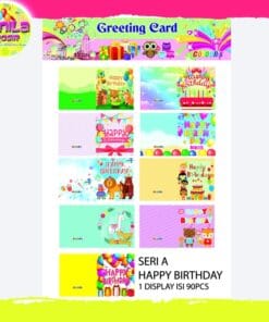 Kartu ucapan HAPPY BIRTHDAY