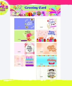 Kartu ucapan Happy Birthday