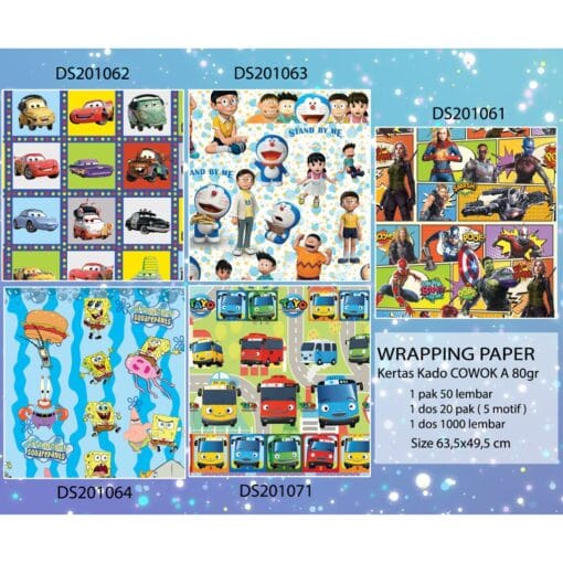 kertas kado cowok