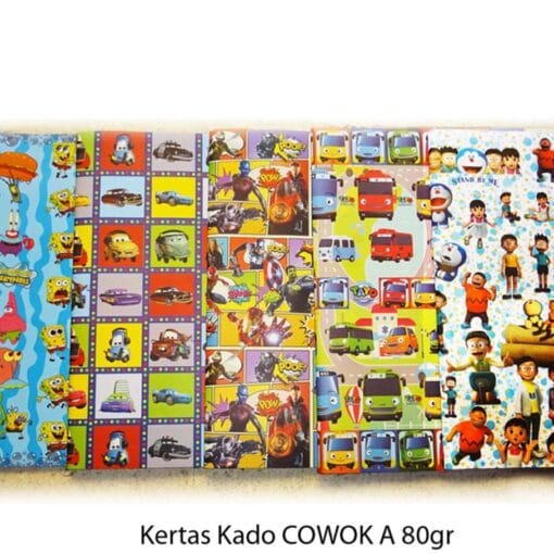 kertas kado setara sanwa sansan wawa