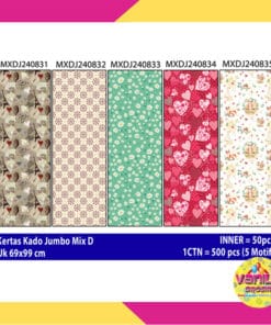 Kertas Kado JUMBO MIX D