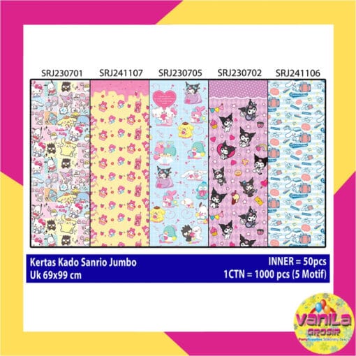 Kertas Kado JUMBO SANRIO