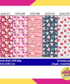 kertas kado tebal cute