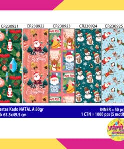 kertas kado christmas