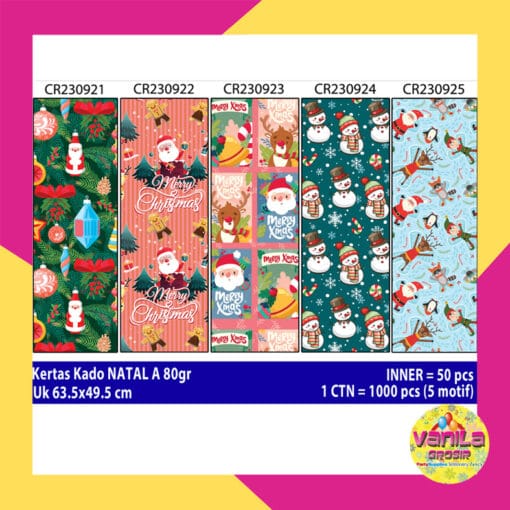 kertas kado christmas
