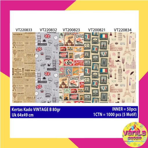 Kertas Kado VINTAGE B