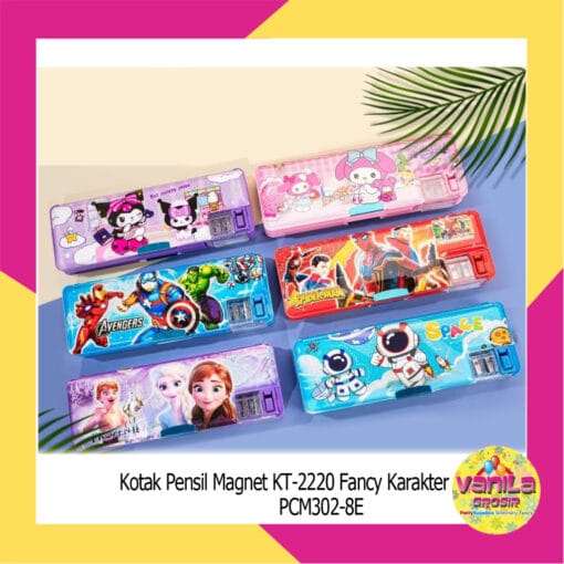 Kotak Pensil Magnet + Rautan