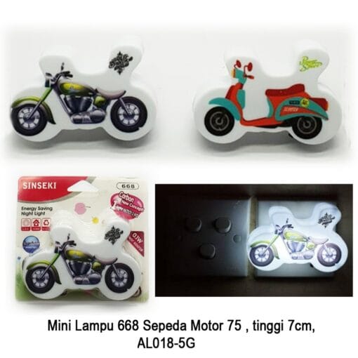 LAMPU TIDUR MOTIF MOTOR