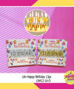 Lilin Set HAPPY BIRTHDAY