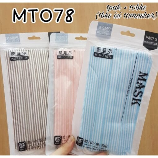 MASKER, MASKER WAJAH, MASKER HIJAB, MASKER WAJAH 3 PLY, MASKER MOTIF, MASKER MULUT - Gambar 8