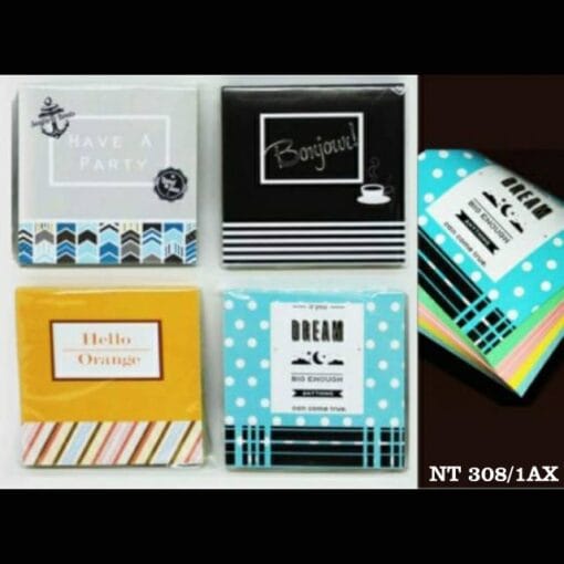 NOTES SOBEK ABSTRAK uk 7x7cm