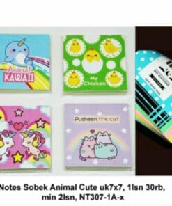 NOTES SOBEK ANIMAL CUTE uk 7x7cm