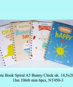 Note Book Spiral A5 Bunny Chick uk. 14