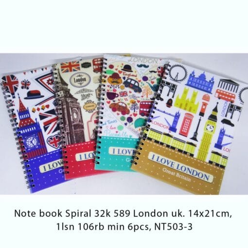Note book Spiral 32k 589 London