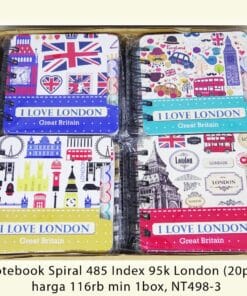 Notebook Spiral 485Index 95k London