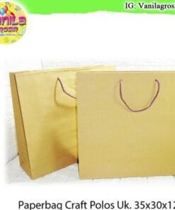 PAPER BAG CRAFT  POLOS UK 35X30X12CM