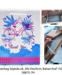 PaPER BAG SEPEDA / BAHAN KRAFF / SHOPPING BAG KARTON