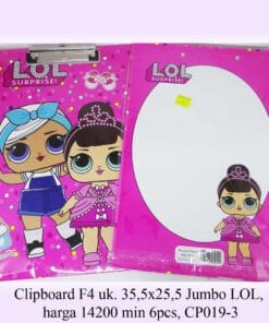 Papan Dada /Papan Jalan / Papan Klip / Papan Ujian /Clipboard F4 uk. 35