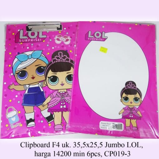 Papan Dada /Papan Jalan / Papan Klip / Papan Ujian /Clipboard F4 uk. 35