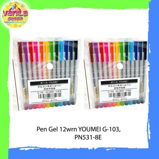Pulpen gel 12 warna-warni YOUMEI