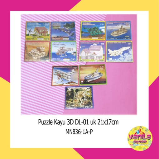 Puzzle Kayu 3D