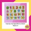 Puzzle Kayu Knob Angka