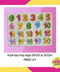 Puzzle Kayu Knob Angka