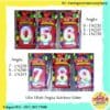 Ready ! 1LSN Lilin Angka 0-9 Rainow/Lilin Ultah Gliter/Lilin Angka Warna Warni/Lilin Ulang Tahun