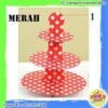 Ready ! Cupcake Standing Polkadot Besar 4 Warna/Tier Polkadot/Cupcake 3 Tier/Cake Stand Polakadot