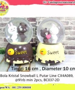 SNOWBALL LINE / BOLA KRISTAL LINE / BOLA KRISTAL MUSIK LAMPU LINE / SOUVENIR KADO