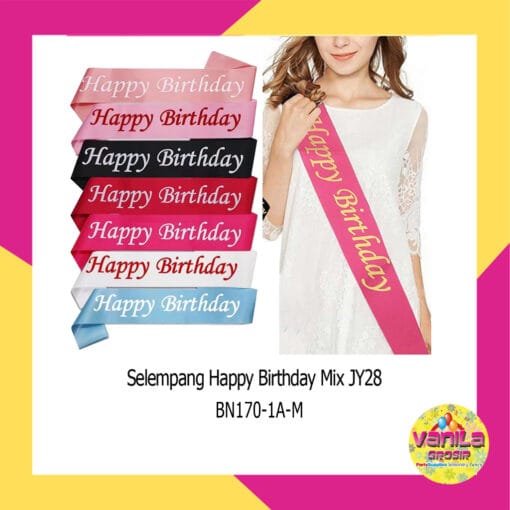 Selempang Happy Birthday