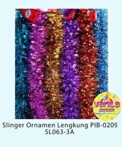 Alternative view of Slinger Motif Ornamen Lengkung/Tinsel Rumbai/Slinger Tebal dan Polos/Slinger Metalik/Slinger