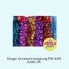 Slinger Motif Ornamen Lengkung/Tinsel Rumbai/Slinger Tebal dan Polos/Slinger Metalik/Slinger