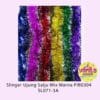 Slinger Ujung Salju Mix Warna/Tinsel Rumbai/Rumbai Warna Warni/Slinger Tebal Polos Tinsel