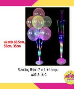Standing Balon 7 in 1 + Lampu