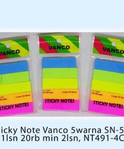 Sticky Note merk Vanco 5warna