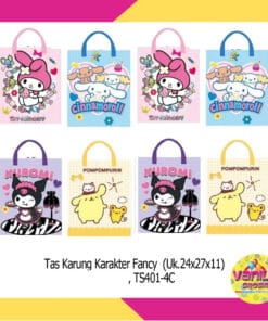Tas Karung Karakter Fancy Uk 24x27x11Cm