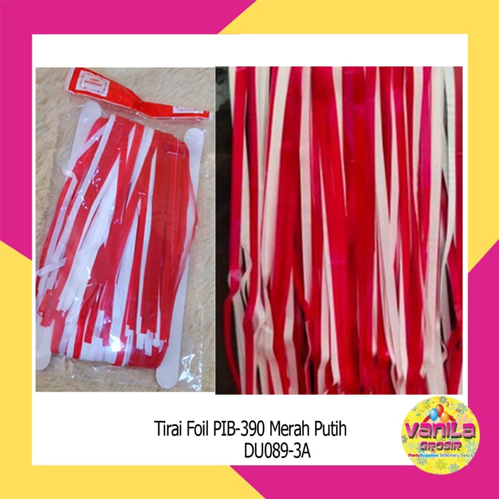 Tirai Foil Merah Putih