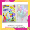 Balon Macaron 12” 2,8gr 100pcs Mix
