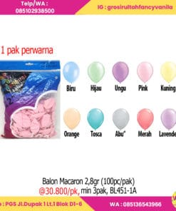 Balon Macaron 2,8gr (100pc pak)