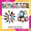 Balon Chrome per Warna 50pcs