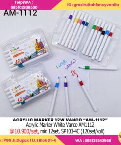 Acrylic Marker White Vanco AM1112
