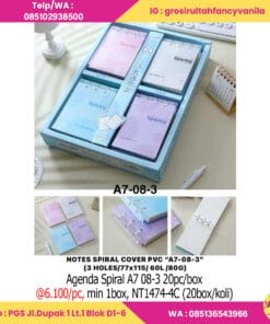 Agenda Spiral A7 08-3 20pc/box